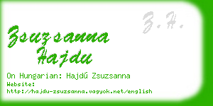 zsuzsanna hajdu business card
