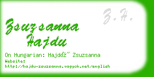 zsuzsanna hajdu business card